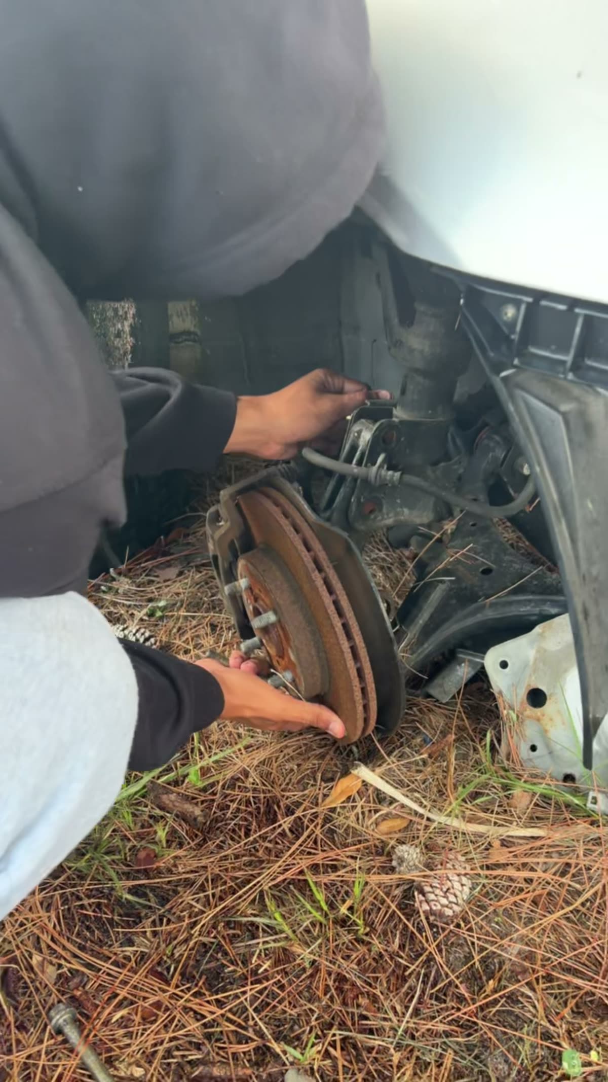 Repair in progress